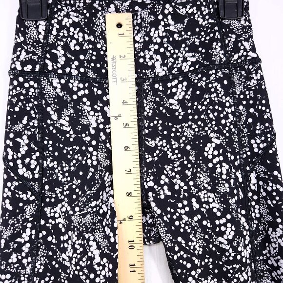 Lululemon Leggings Size 2 Yoga Pants 25" High Waist Polka Dots - Picture 10 of 13